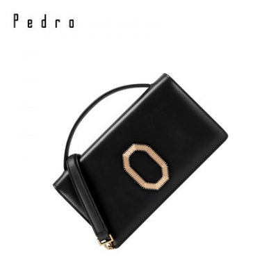 PEDRO [Sản phẩm mới] Ví cầm tay PW4-36500004 Túi đeo vai trang trí bằng kim loại