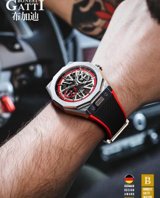 2019 mới Bugatti đồng hồ cơ tự động nam đồng hồ nam Longines Lamborghini chính hãng thương hiệu châu Âu và Mỹ