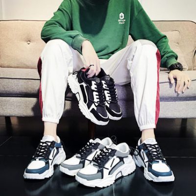 Giày Daddy giày nam mùa đông 2019 mới tăng hoang dã giày thể thao nam giản dị Giày trắng nam giày thủy triều