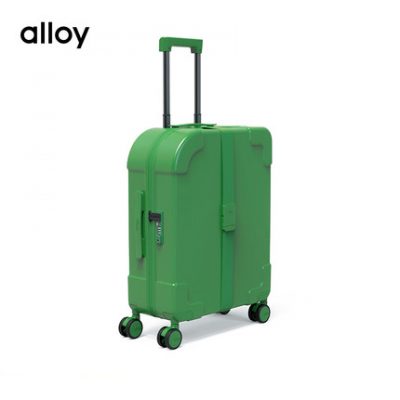 hợp kim / Leji vali xe đẩy màu xanh lá cây vali vali hành lý nam và nữ 20/24 inch thủy triều