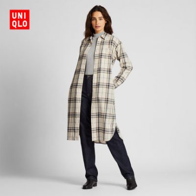 Áo sơ mi nữ Flannel (áo dài tay) 421794 UNIQLO