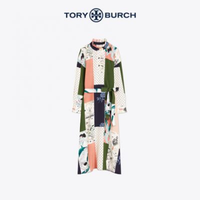 CÂU CHUYỆN BURCH Tang Liboqi 2019 đầu thu mới của phụ nữ in áo sơ mi lụa 59491