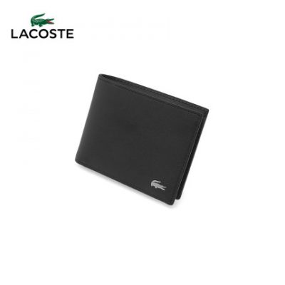 LACOSTE Túi xách cá sấu nam Pháp 19 mùa thu mới đơn giản và cổ điển ví cầm tay ngắn nam | NH1115
