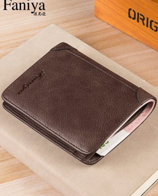 Ví nam 2019 Da mới Giấy phép lái xe ngắn Một chủ thẻ Đa chức năng Ví nam Da thẳng