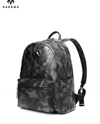 ba lô babama nam đơn giản túi giản dị nam đường phố Châu Âu và Mỹ ba lô nam trường học phụ nữ thủy triều thương hiệu thời trang