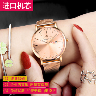 2019 đồng hồ chính hãng mới đồng hồ nữ cơ khí đơn giản thời trang chống nước thương hiệu đồng hồ nữ hoàn toàn tự động