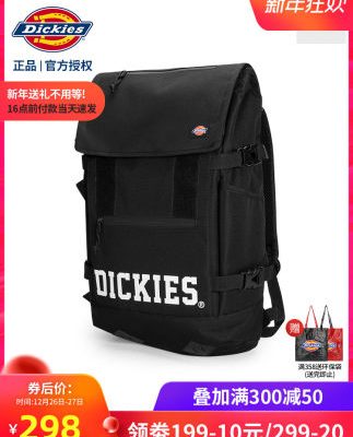 Dickies thủy triều hoàn toàn mới xu hướng thời trang ngoài trời công suất lớn học sinh túi ba lô ba lô C809
