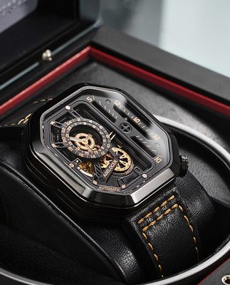 Đồng hồ đeo tay nam chính hãng Swiss Swiss thời trang vuông tự động cơ khí đồng hồ thủy triều 2019 mới đồng hồ nam thương hiệu mới