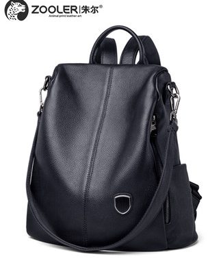 Ba lô da nữ 2019 mới Hàn Quốc thời trang hoang dã dung lượng lớn đầu da bò nữ chống trộm ba lô thủy triều