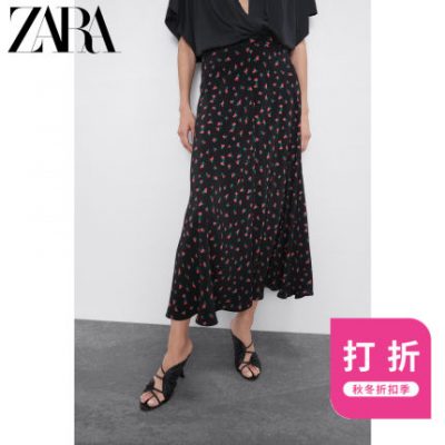 ZARA Phụ nữ mới Thu / Đông Giảm giá Váy in hoa 07563252800