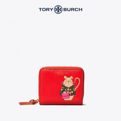 CÂU CHUYỆN BURCH Tang Liboqi Năm mới của Trung Quốc Giới hạn ngắn Zip Coin Purse Túi nữ 61125