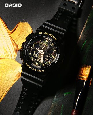 Cửa hàng Casio hàng đầu ngụy trang GA-100CF đồng hồ thể thao nam ngụy trang Trang web chính thức của Casio G-SHOCK chính thức
