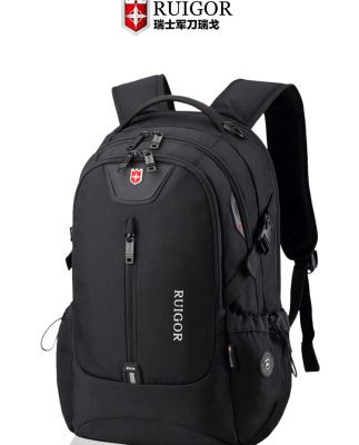 Ba lô Thụy Sĩ Nam giới Bình thường Công suất lớn Máy tính Doanh nghiệp Ba lô Túi du lịch Nữ Trung học Sinh viên Túi đi học Saber Túi thủy triều