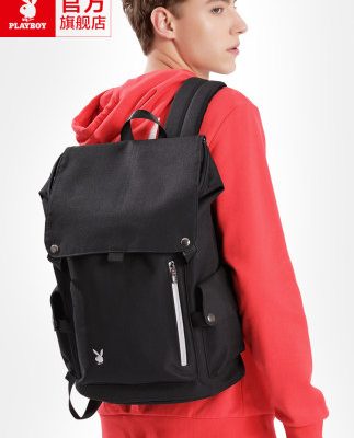 Playboy nam ba lô xu hướng thời trang giản dị học sinh trung học cơ sở trường học sinh viên đại học máy tính du lịch ba lô