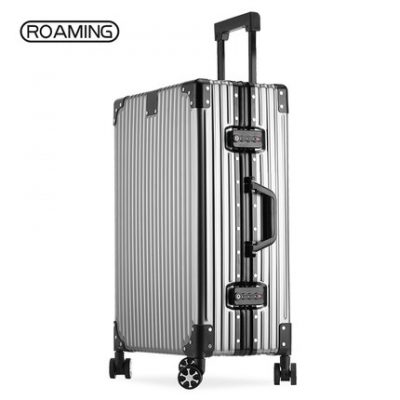 Roaming full nhôm vali nam 26 nhôm hợp kim magiê xe đẩy trường hợp nữ 28 inch vali du lịch 200 caster 24