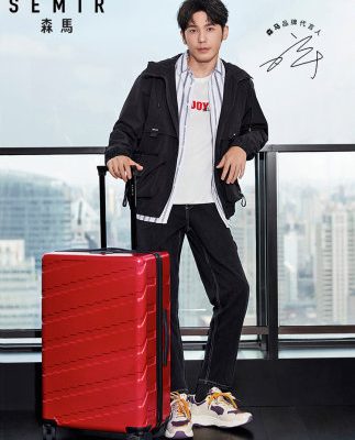 Semir vali nam 24 inch xe đẩy trường hợp nữ nhỏ bánh xe phổ quát 20 hộp nội trú mật khẩu vali đỏ