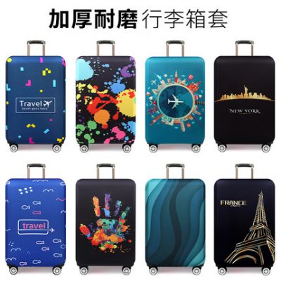 Hành lý dày có thể đeo Túi bảo vệ Xe đẩy Du lịch Vỏ da Áo khoác Bụi 20/24/26/28/29 Inch