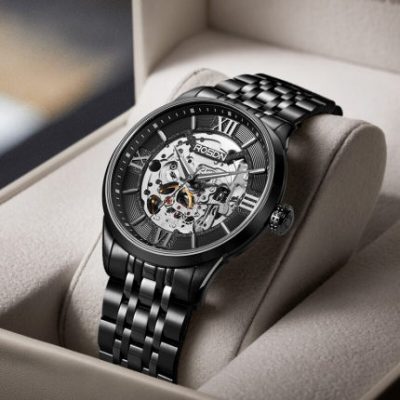 Đồng hồ đeo tay nam Luxton Đồng hồ cơ thời trang mới Đồng hồ đeo tay nam Đồng hồ đeo tay nam dây thép Đồng hồ đeo tay cơ nam