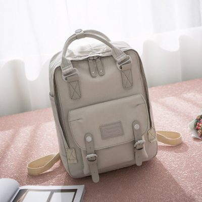 Donut schoolbag nữ trung học Hàn Quốc học sinh trung học cơ sở Mori in phong cách trường đại học ba lô dung lượng lớn