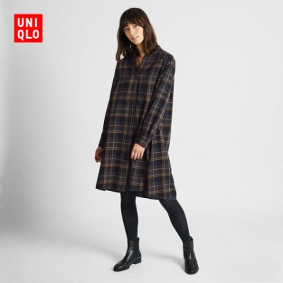 Váy nữ A-Flannel (áo dài tay) 421799 UNIQLO