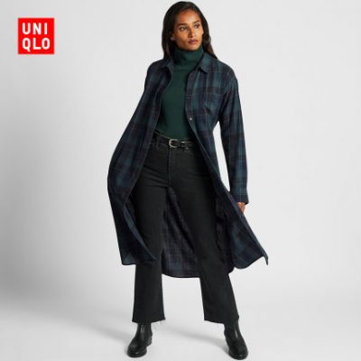 Áo sơ mi nữ Flannel (áo dài tay) 418614 UNIQLO