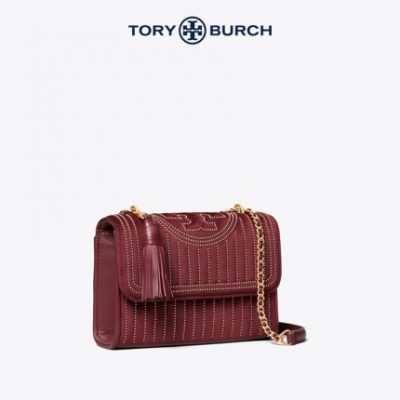 TUR BURCH Tang Liboqi FLEMING Túi nhung nhỏ một bên vai 56277