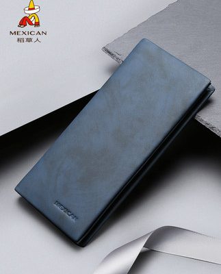 Ví nam bù nhìn Ví da dài Ví đầu da bò Retro Thanh niên Ví doanh nghiệp Sinh viên thủy triều siêu mỏng