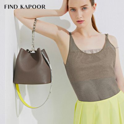 TÌM KIẾM KAPOOR Vander Kapoor Thời trang nữ Túi đeo vai Messenger Túi nữ Xô túi FKR Túi sô cô la
