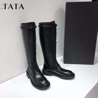 giày nữ TATA đông 2019 mùa đông mới bốt da cao qua đầu gối cô và cửa hàng chính thức của anh giày nhỏ ck