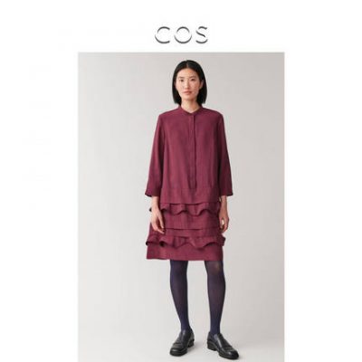 Đầm xòe cổ áo COS COS Đầm xòe 2020 mùa xuân mới 0846830002