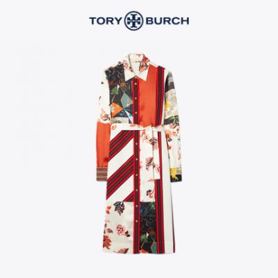 CÂU CHUYỆN BURCH Tang Liboqi Thu / Đông 19 Áo dài tay nữ in họa tiết 60131