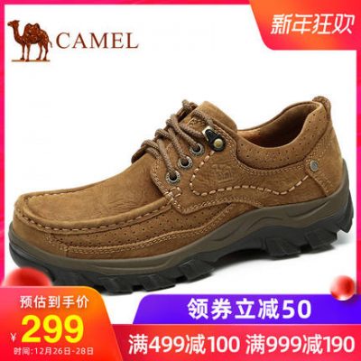 Giày nam Camel mùa thu low-top ngoài trời giày nam thường giày lớn giày chống trượt dụng cụ giày thể thao