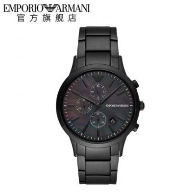 Đồng hồ đeo tay thể thao đa năng chính hãng Armani Armani Đồng hồ nam thời trang nam màu đen AR11275