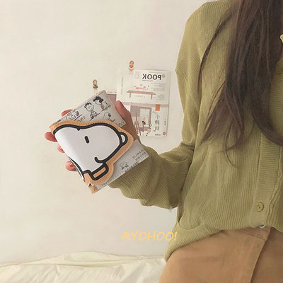 YOHOO! / Ins Phong cách đồng xu hoạt hình dễ thương của Nhật Bản ví nữ ngắn đa chức năng kiểu túi ngắn gấp ba lần
