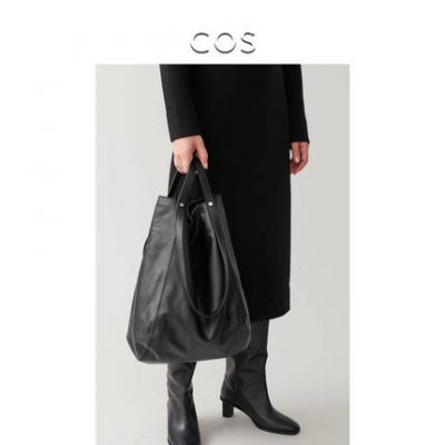COS Bà Túi da đa năng Đen 2020 Mùa xuân Sản phẩm mới 0758207002