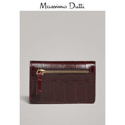 Khuyến mãi mùa thu đông Massimo Dutti Phụ kiện phụ nữ Cá sấu Ví nữ 04651611122