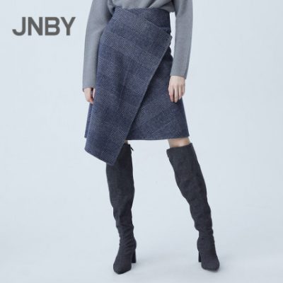 [Giống như trung tâm mua sắm] JNBY / Jiangnan thường dân 2019 mùa đông mới đơn giản váy thắt lưng bằng len retro 5JA401540
