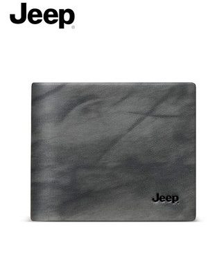 Ví nam JEEP 2019 mới chính hãng thời trang da cá tính phần ngắn thanh niên ví da mềm mại ví ngang nam