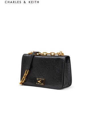 CHARLES & KEITH2019 mùa đông mới CK2-80780996 chuỗi vỏ sò nữ vai nhỏ vuông