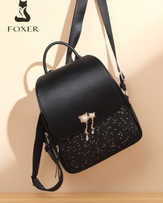 Ba lô da cáo vàng nữ 2019 phiên bản Hàn Quốc mới của sinh viên đại học thời trang đơn giản hoang dã da mềm nhỏ ba lô