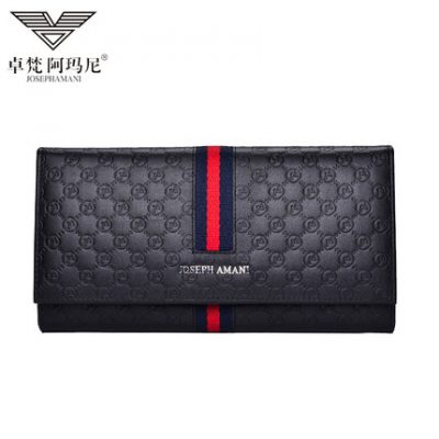 Zhuo Fan Armani 2019 mới ví da dài nhiều thẻ unisex cặp thẻ túi
