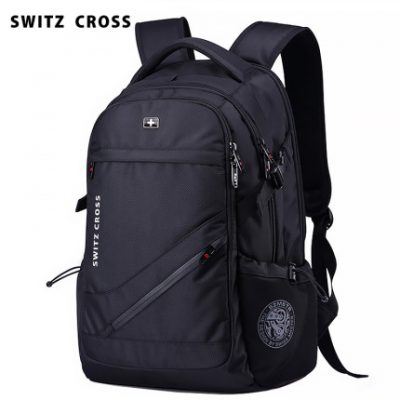Swiss Sergeant Knife Ba lô nam Công suất lớn Kinh doanh thông thường Máy tính du lịch Ba lô nam Học sinh trung học cơ sở