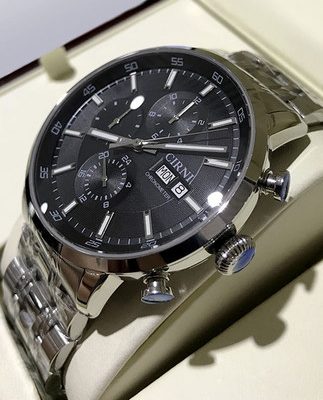 Đồng hồ cơ tự động Ciani Đồng hồ đeo tay thời trang màu đen dành cho doanh nhân