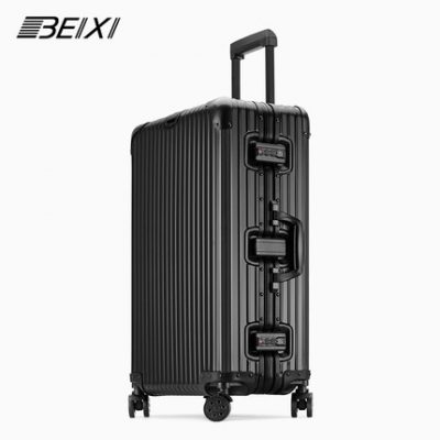 Beixi Full Aluminium Magiê Hợp kim Xe đẩy Vali Kim loại Vali Bánh xe vạn năng 28 Hộp mật mã 24 inch Nam và Nữ