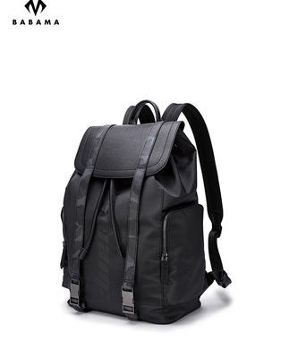 babama xu hướng thời trang nam ba lô hip-hop đường phố ba lô bình thường thương hiệu nam túi du lịch túi đi học châu Âu và Mỹ