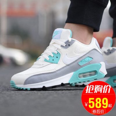 Giày nữ Nike 2019 mùa thu mới AIR Max 90 air cushion chạy giày thể thao thông thường 325213-140