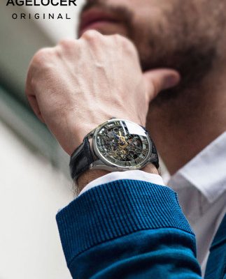 Đồng hồ chính hãng Swiss Swiss Full Automatic Mechanical Hollow Khái niệm đồng hồ nam hợp thời trang 2019