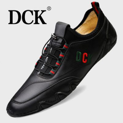 Giày nam mùa đông cộng với nhung 2019 mới mùa thu Giày da nam thông thường Giày da thể thao Giày nam đế xuồng