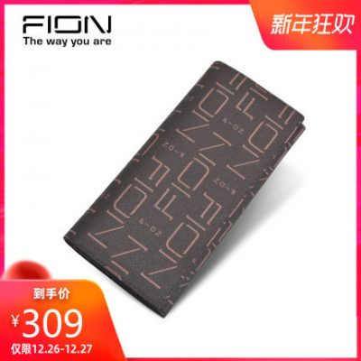 FION / Fianne Bà Long Ví đa chức năng Không khí hoang dã Phụ nữ Ly hợp Ví nữ Bifold