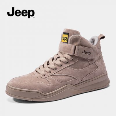 Giày nam JEEP / Jeep mùa thu 2019 mới mùa đông cộng với nhung ấm cao giày cao cổ giày cotton thể thao giản dị
